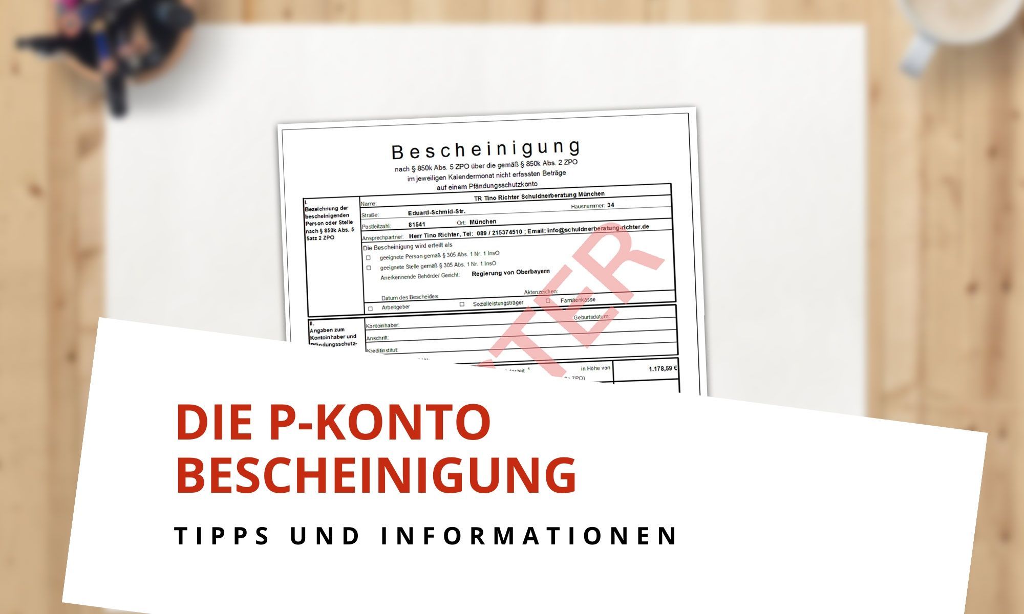 Die P-Konto-Bescheinigung - Tipps Und Informationen